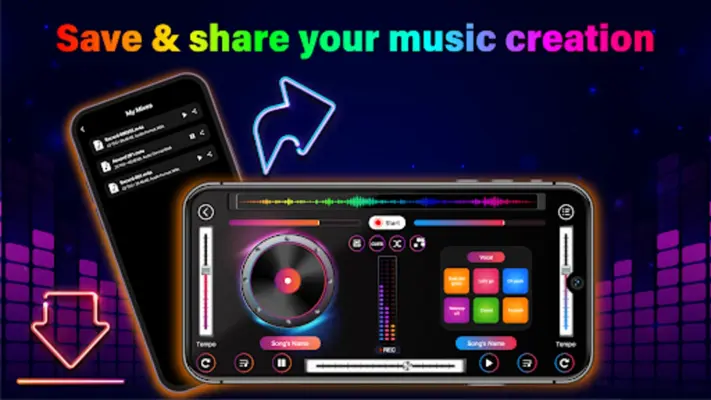 DJ Mix Studio - DJ Music Mixer android App screenshot 1